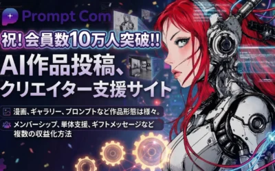 PromptCom会員数10万人突破のお知らせ